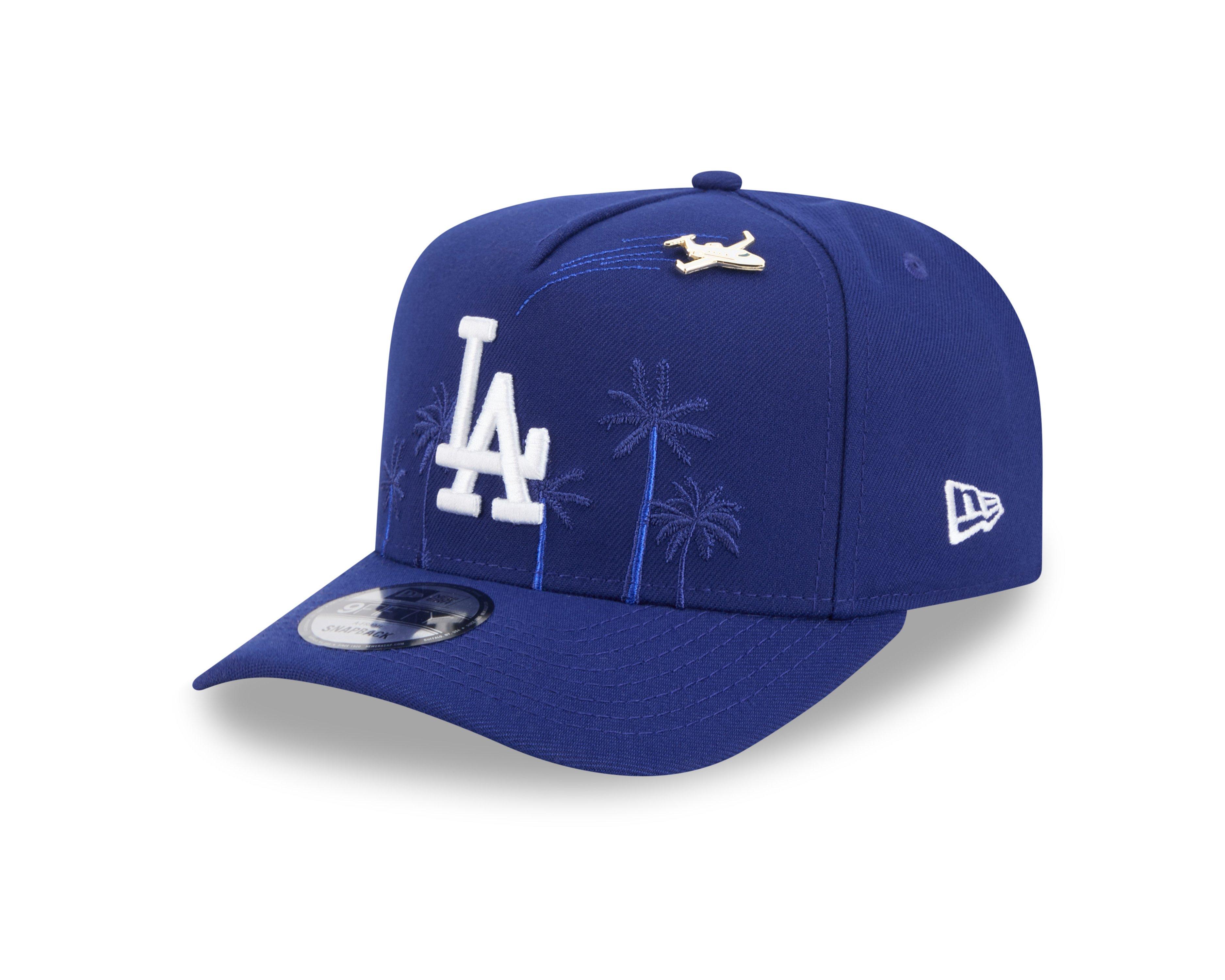 New Era Los Angeles Dodgers 9FIFTY A-Frame Embroidered Pennant Snapback Hat - Blue - BLUE